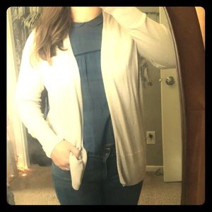 Cream colored cardigan